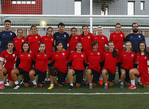 Temporada 16/17. Primer entrenamiento del Juvenil A Femenino